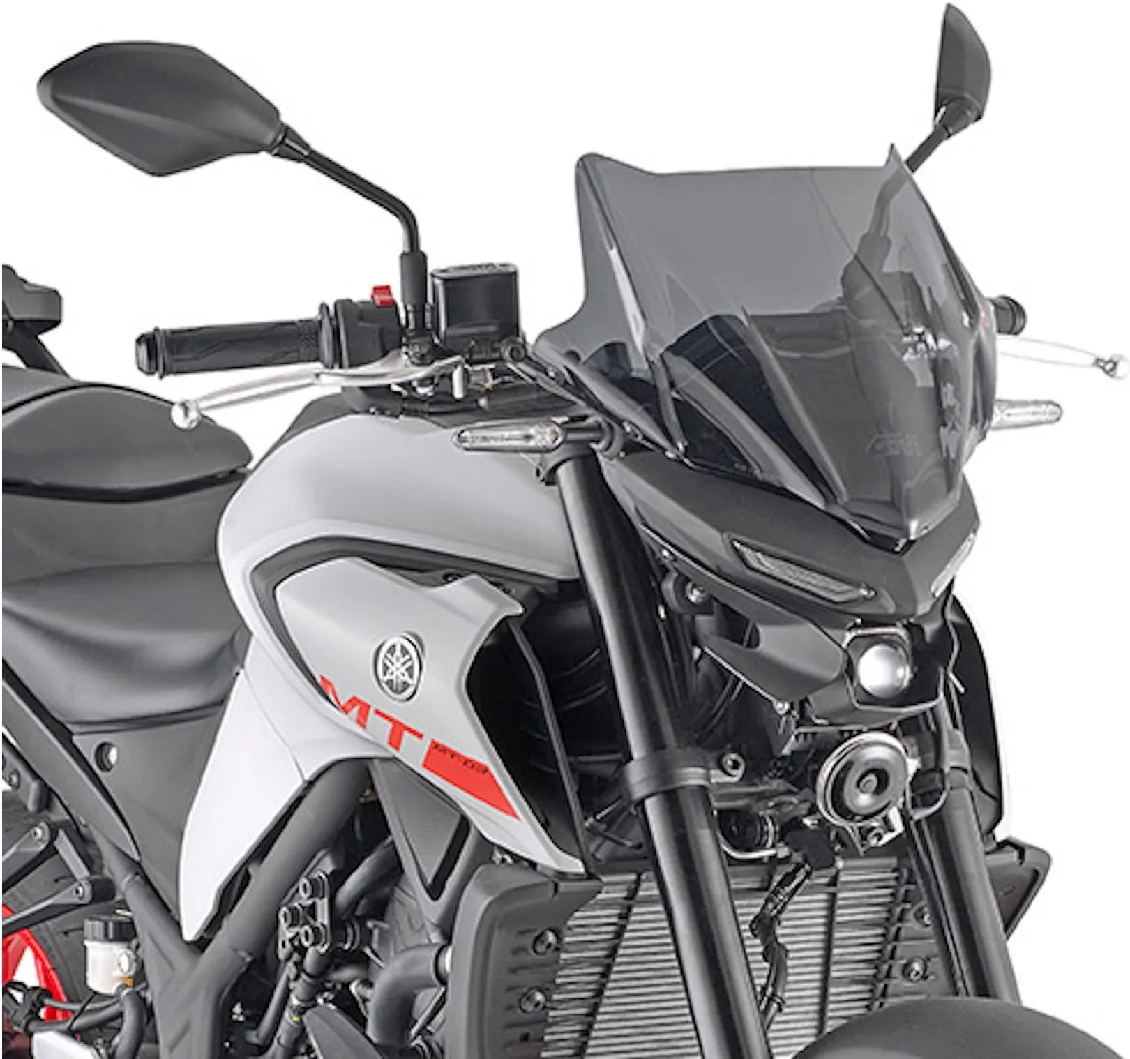 Bulle Fumée - Givi Compatible Avec Yamaha Mt-03 321 (2020-2024)