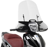 Transparent Wind-Screen 5606A - Givi Compatible With Piaggio Beverly 125 - 300 - 350 Ie (2010-2020)