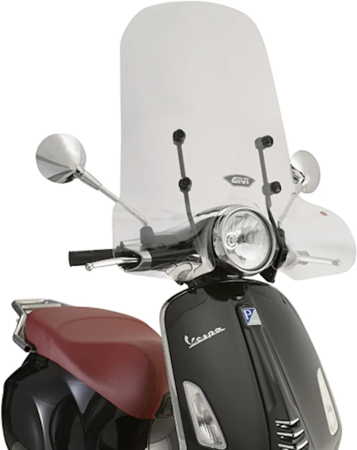 Pare-Brise Incolore - Givi Compatible Avec Piaggio Vespa Primavera 50 - 125 - 150 (2014-2024)