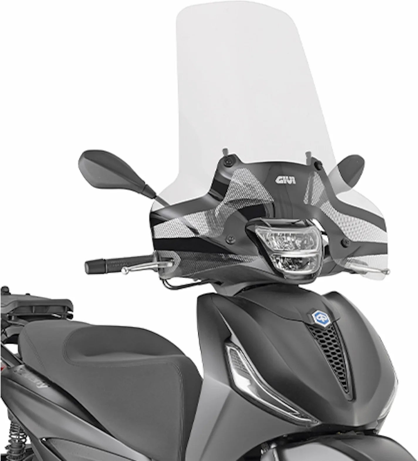Pare-Brise Incolore - Givi Compatible Avec Piaggio Beverly 300 - 400 Hpe (2021-2024)