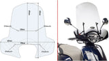 Pare-Brise Incolore - Givi Compatible Avec Kymco Like 50 - 125 - 150 (2017-2024)