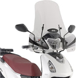 Transparent Wind-Screen - Givi Compatible With Sym Symphony 125 (2020)