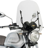 Transparent Wind-Screen - Givi Compatible With Moto Guzzi V7 850 Stone - Special (2021-2024)