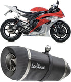 Système D'Échappement Complet Non Catalysé Et Sans Homologation Acoustique Factory S Carbon Fiber Embout Carbon Fiber - Leovince Compatible Avec Yamaha Yzf-R6 (2006-2021)
