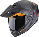Casque Intégral Pour Moto Scorpion Exo Adx-2 Polycarbonate Noir Mat Orange Lewis Taille Xl