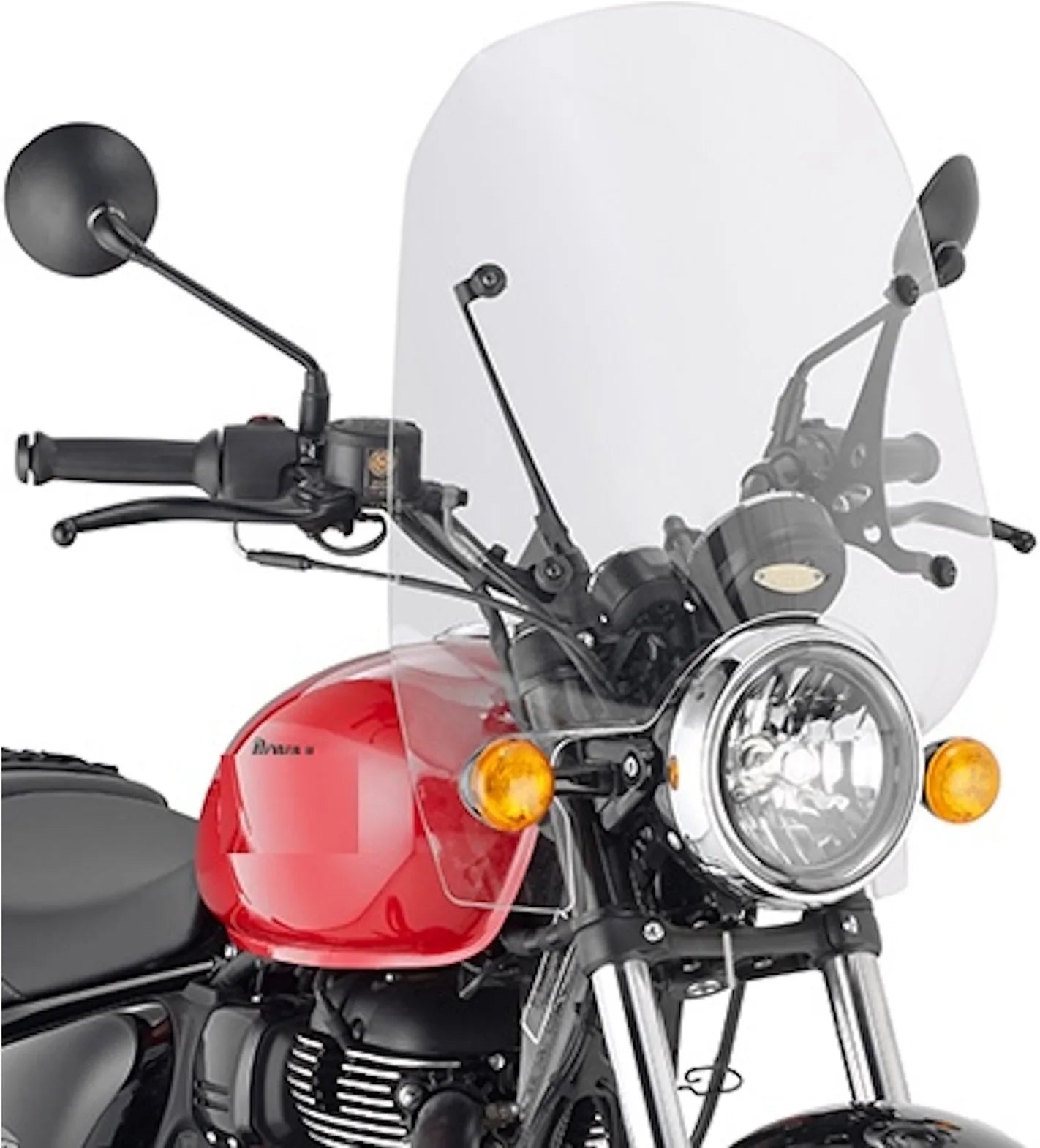 Pare-Brise Incolore - Givi Compatible Avec Royal Enfield Meteor 350 (2021-2024)