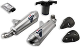 Double Sortie D'Échappement Homologuée Au Niveau Sonore Titanium - Termignoni Compatible Avec Ducati Monster 1100