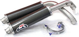 Double Sortie D'Échappement Sans Homologation Acoustique Carbon - Termignoni Compatible Avec Ducati 996