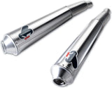 Double Sortie D'Échappement Sans Homologation Acoustique Acier Inox - Termignoni Compatible Avec Ducati Gt 1000