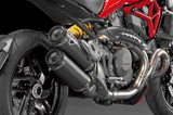 Système D'Échappement Homologué Au Niveau Sonore Carbon - Termignoni Compatible Avec Ducati Monster 1200 (2015-2016)