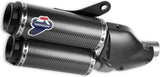 Système D'Échappement Homologué Au Niveau Sonore Carbon - Termignoni Compatible Avec Ducati Monster 821