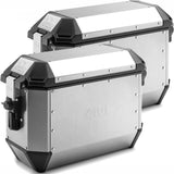 Valises Laterales Monokey Trekker Alaska Aluminium 72 Lt Trekker Alaska Aluminium - Givi Compatible Avec Ktm 790 Adventure (2023-2025)