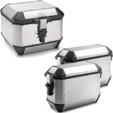 Top Case + Valises Laterales Trekker Alaska Aluminium 116 Lt Trekker Alaska Aluminium - Givi Compatible Avec Honda Nc 750 S - Dct (2014-2015)