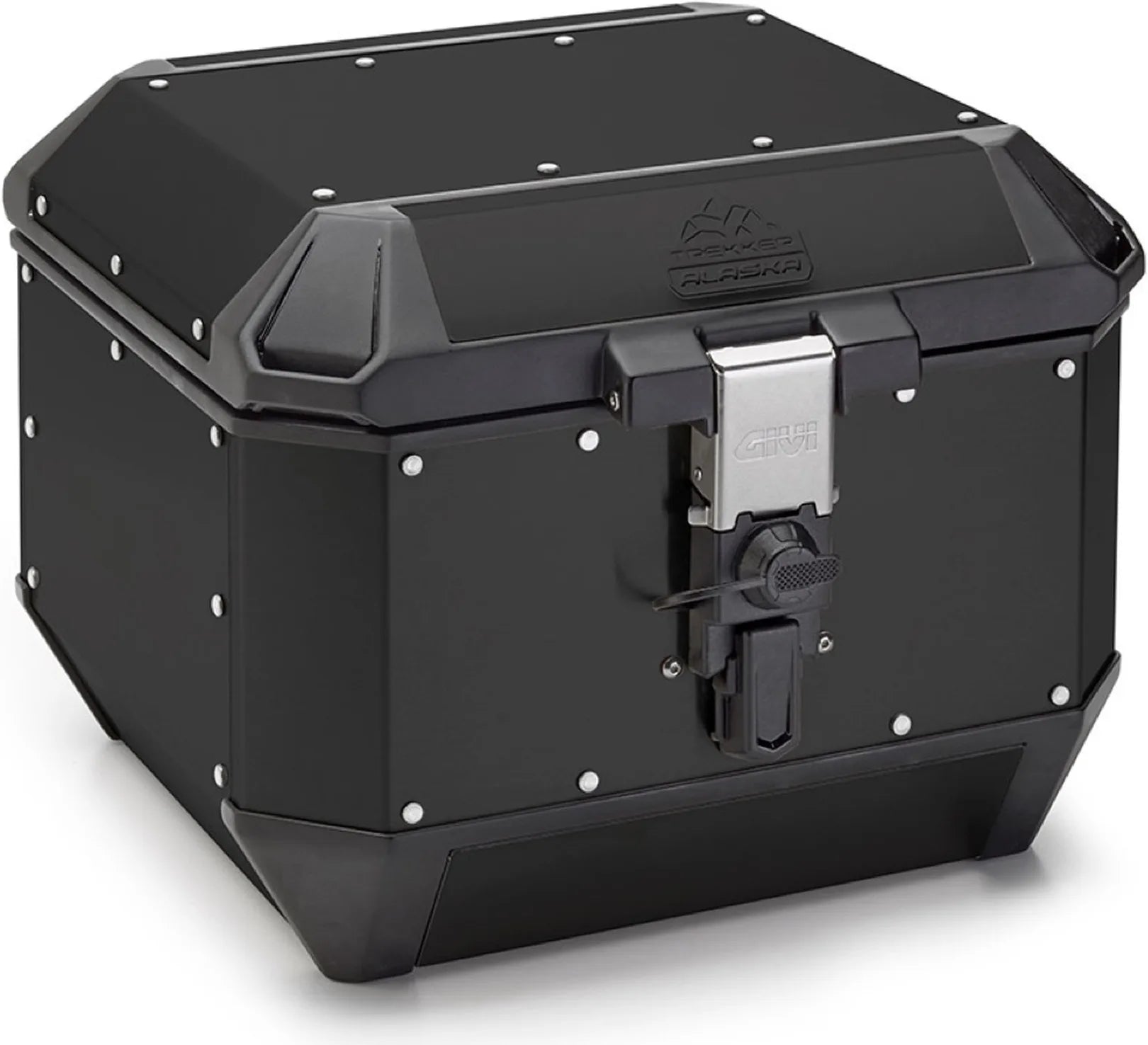 Top Case Monokey Trekker Alaska Aluminium Noir 44 Lt Trekker Alaska Aluminium - Givi Compatible Avec Kawasaki Z 650 (2017-2019)