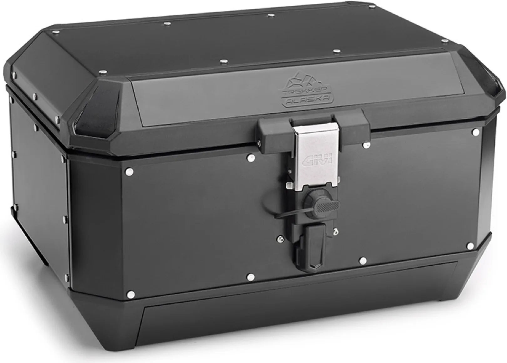 Top Case Monokey Trekker Alaska Aluminium Noir 56 Lt 6Kg Trekker Alaska Aluminium - Givi Compatible Avec Ktm 1290 Super Adventure T (2017)