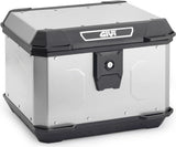 Top Case Monolock Alpina Aluminium 44 Lt Alpina Aluminium - Givi Compatible Avec Honda Cb 1000 R (2018-2020)
