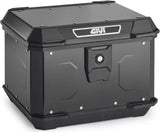 Top Case Monolock Alpina Aluminium Noir 44 Lt Alpina Aluminium - Givi Compatible Avec Ktm 200 Duke (2011-2016)