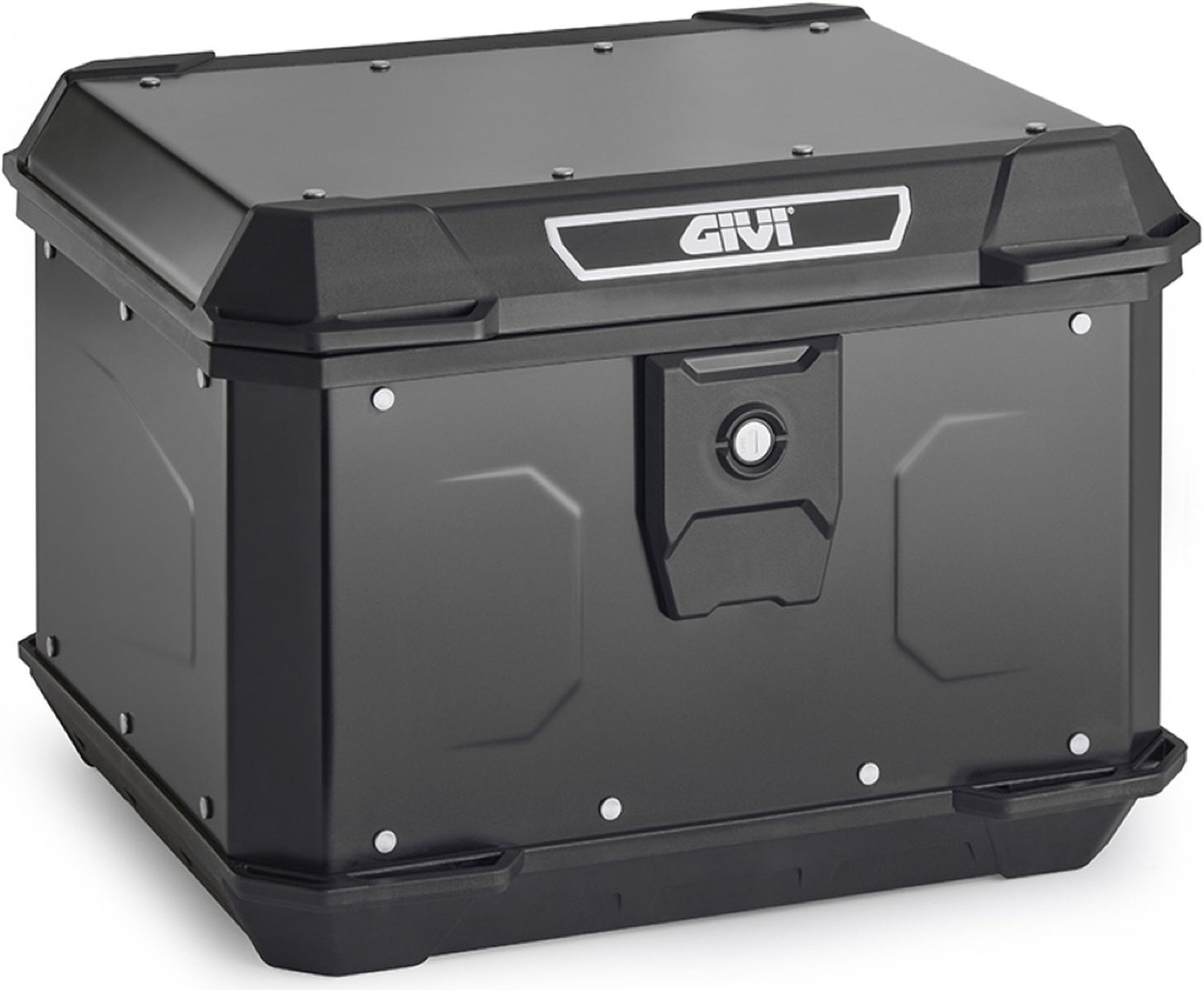 Monolock Alpina Black Aluminium Top Case - 44 Lt Alpina Aluminium - Givi Compatible With Niu Mqi Gt (2021-2024)