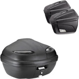 Top Case K47Nt + Valises K22N + Supports Laterales Rapide - Kappa Moto Compatible Avec Honda Crf 1000 L Africa Twin Adventure Sports (2018-2019)