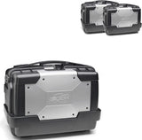 Top Case Kgr33 + Valises Kgr46 + Supports Laterales Rapide - Kappa Moto Compatible Avec Honda Crf 1000 L Africa Twin Adventure Sports (2018-2019)