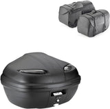 Top Case K47Nt + Sacoches Kmlw01 + Supports Laterales - Kappa Moto Compatible Avec Suzuki Gsr 600 (2006-2011)
