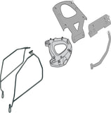 Support Monolock + Supports Laterales - Kappa Moto Compatible Avec Suzuki Gsr 600 (2006-2011)