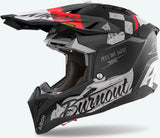 Casque Off-Road Pour Moto Airoh Aviator 3 - Av3B17 Hpc Carbon Mat Burnout Taille S