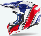 Casque Off-Road Pour Moto Airoh Aviator 3 - Av3H55 Hpc Carbon Rouge Gloss Hima Taille M