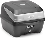 Monolock Silver Top Case - 32 Lt Technopolymer - Givi Compatible With Royal Enfield Super Meteor 650 (2023-2024)