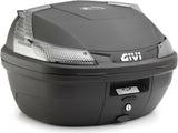 Monolock Blade Black Tech Top Case - 37 Lt Blade Technopolymer - Givi Compatible With Piaggio Electric 1 E (2021-2024)