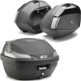 Top Case + Valises Laterales Blade Noir Tech 107 Lt Blade Technopolymères - Givi Compatible Avec Honda Cbf 600 S - N (2004-2012)