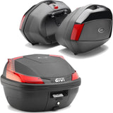 Top Case + Valises Laterales Blade Noir 107 Lt Blade Technopolymères - Givi Compatible Avec Honda Cbf 500 (2004-2012)