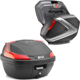 Blade Silver Top Case + Side Cases - 111 Lt Blade Technopolymer - Givi Compatible With Moto Guzzi V 100 Mandello 1000 (2022-2024)