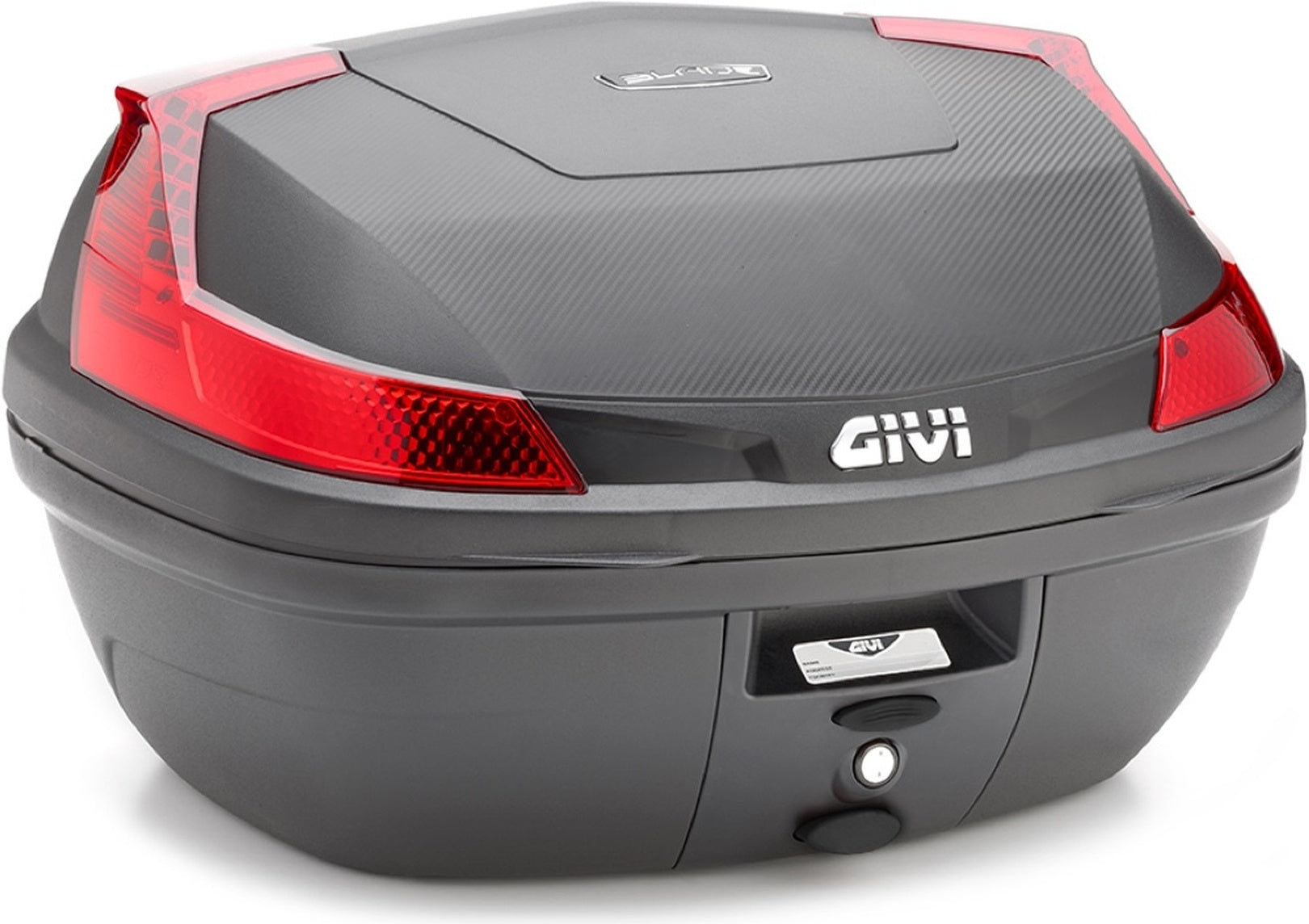 Monolock Blade Black Top Case - 47 Lt Blade Technopolymer - Givi Compatible With Sunra Robo S (2021-2024)