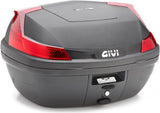 Monolock Blade Black Top Case - 47 Lt Blade Technopolymer - Givi Compatible With Piaggio Electric 1 E (2021-2024)