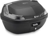 Monolock Blade Black Tech Top Case - 47 Lt Blade Technopolymer - Givi Compatible With Royal Enfield Continental Gt 650 (2020-2024)