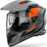 Casque Dual Pour Moto Airoh Bandit - Bah32 Thermoplastic Hrt Orange Mat Horn Taille Xl