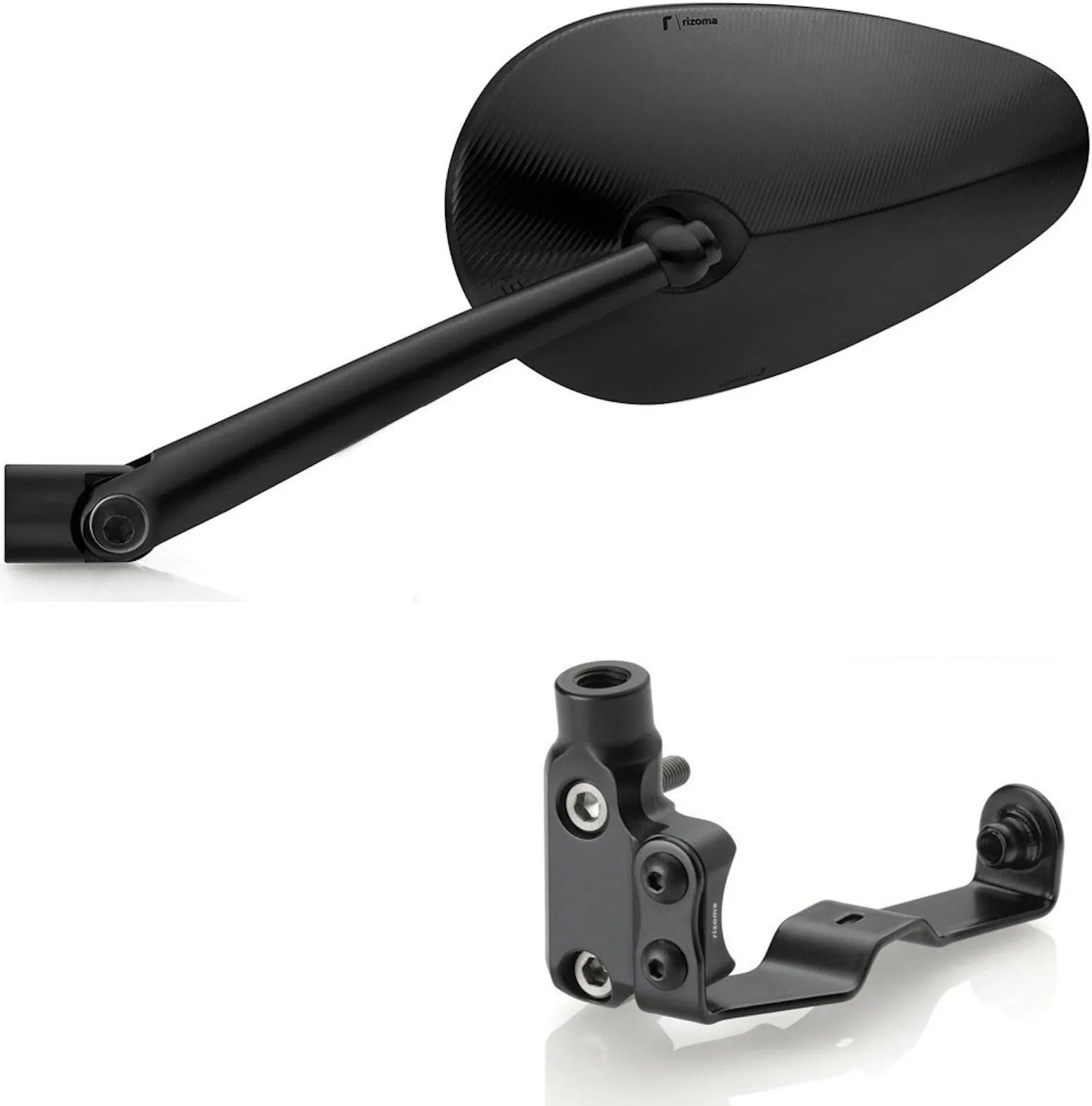 Rétroviseur Side Mount Gauche Radial Rs - Rizoma Compatible Avec Mv Agusta Rivale 800 Eas (2013-2019)