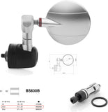 Mirror End Mount Right Universal Ø24,5(21>23) Spy-R Ø57 - Rizoma Compatible With Moto Guzzi