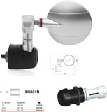 Mirror End Mount Right Universal Ø24,5(21>23) Spy-R Ø57 - Rizoma Compatible With Aprilia