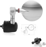 Rétroviseur End Mount Droite Spy-R Ø57 - Rizoma Compatible Avec Kawasaki Z 900 Rs Café (2018-2021)