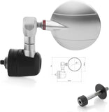 Rétroviseur End Mount Gauche Spy-R Ø57 - Rizoma Compatible Avec Triumph Street Triple (2007-2012)