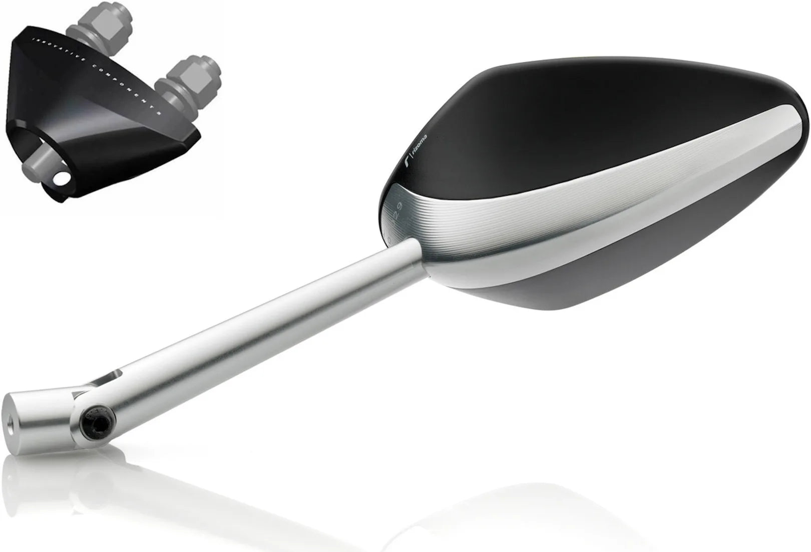 Rétroviseur Side Mount Droite Universal M8>M10 Veloce - Rizoma Compatible Avec Ktm