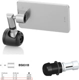 Rétroviseur End Mount Droite Universal Ø24,5(21>23) Quantum End - Rizoma Compatible Avec Bmw