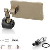 Mirror End Mount Left Universal Ø24,5(21>23) Quantum End - Rizoma Compatible With Honda