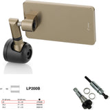 Mirror End Mount Left Universal Ø22(13>20) Quantum End - Rizoma Compatible With Moto Guzzi