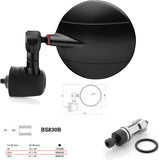 Mirror End Mount Left Universal Ø24,5(21>23) Spy-R Ø80 - Rizoma Compatible With Benelli