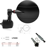 Mirror End Mount Left Universal Ø22(13>20) Spy-R Ø80 - Rizoma Compatible With Benelli