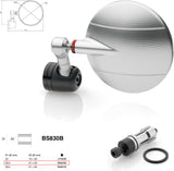 Mirror End Mount Right Universal Ø24,5(21>23) Spy-R Ø94.5 - Rizoma Compatible With Benelli