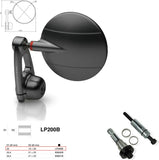 Rétroviseur End Mount Droite Universal Ø22(13>20) Spy-Arm Ø94.5 - Rizoma Compatible Avec Ktm